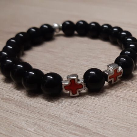 Pulsera de PIEDRA CRISTAL NEGRA