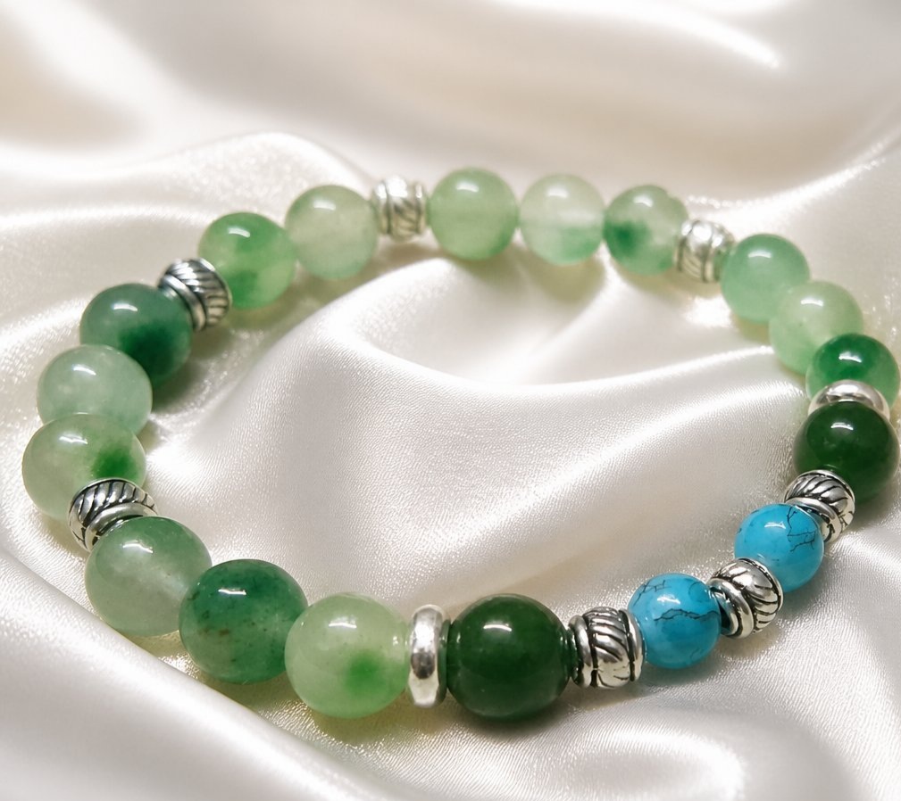 Pulsera con cuentas de Cristal.